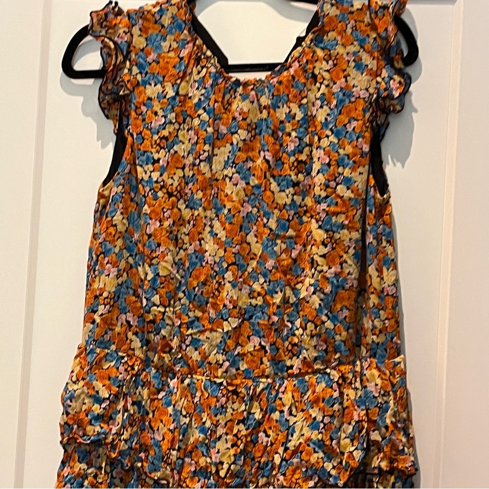 Aritzia Little Moon Rarity  Floral Tiered Midi Dress - Picture 3 of 10